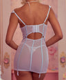 Mimi Dress + Panty Set in Blue