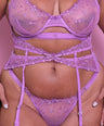 Bloom Garter in Magenta