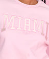 Miami Crew Neck in Pink