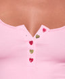 Mistletoe Onesie in Pink