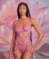 Bloom Lingerie Set in Magenta