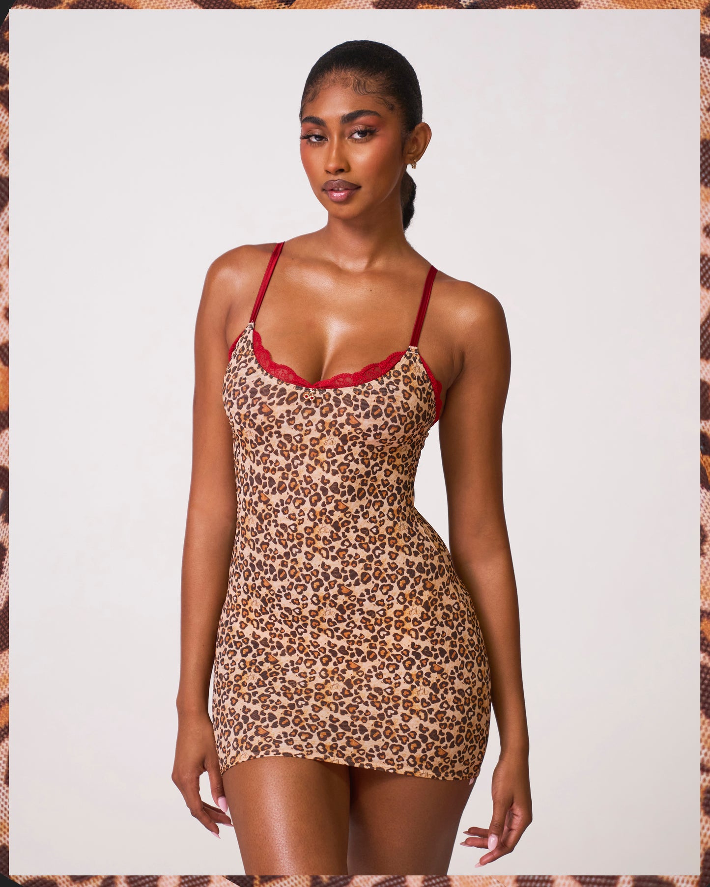 Drea Dress in Leopard