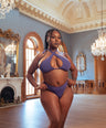 Bossed Up V-Kini Top in Sapphire