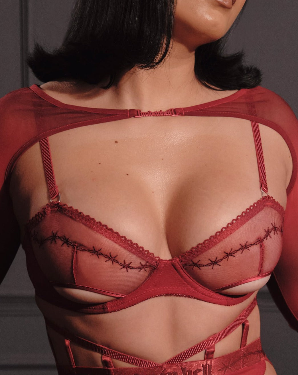 Poisoned Bra in Red