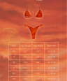 Elektra V-Kini Bottom in Orange