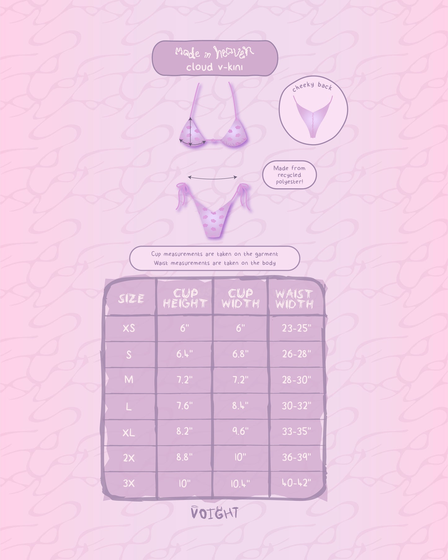 Made in Heaven Cloud V-Kini Bottom in Lilac
