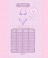 Made In Heaven Cloud V-Kini Top in Lilac